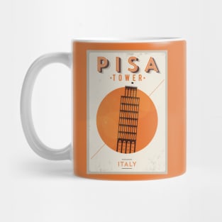 Pisa Poster Design Mug